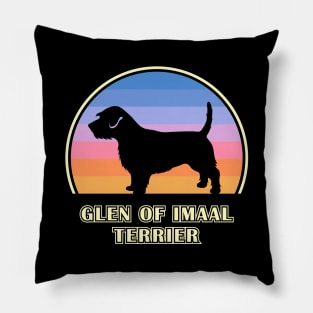 Glen of Imaal Terrier Vintage Sunset Dog Pillow