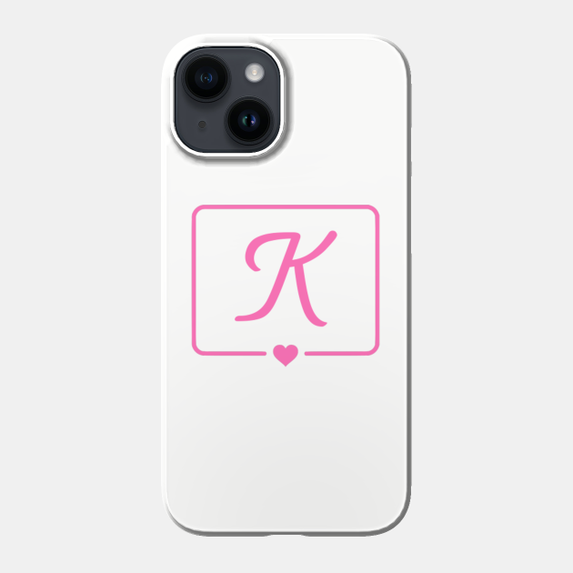 Initials Name Letter K - Personalized Name - Phone Case | TeePublic Initials Name Letter K - Personalized Name - Phone Case | TeePublic