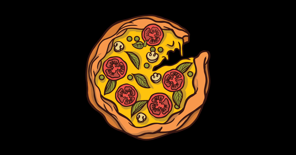 Cute Pizza Illustration Pizza Is Love Sticker TeePublic