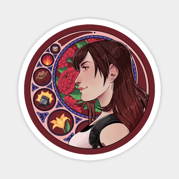 Tifa Nouveau Magnet by almahime