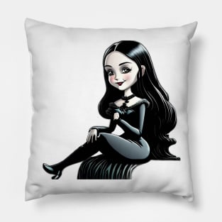 wednesday in love Pillow