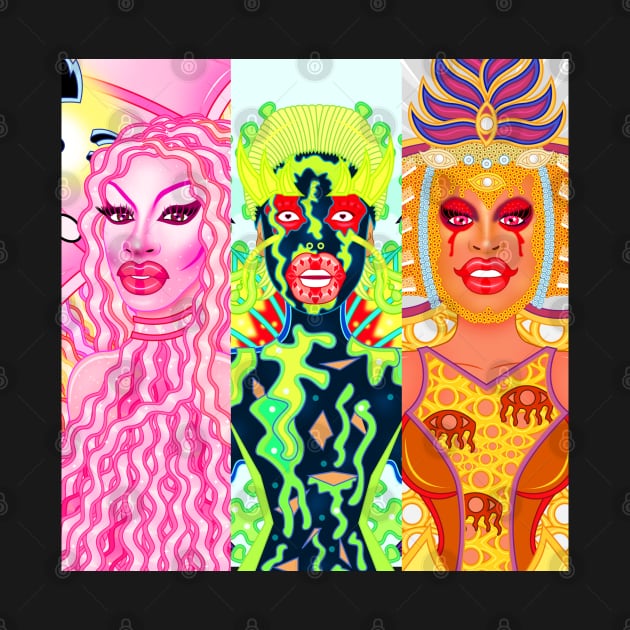 RUPAULS DRAG RACE ART by ryanvincentart