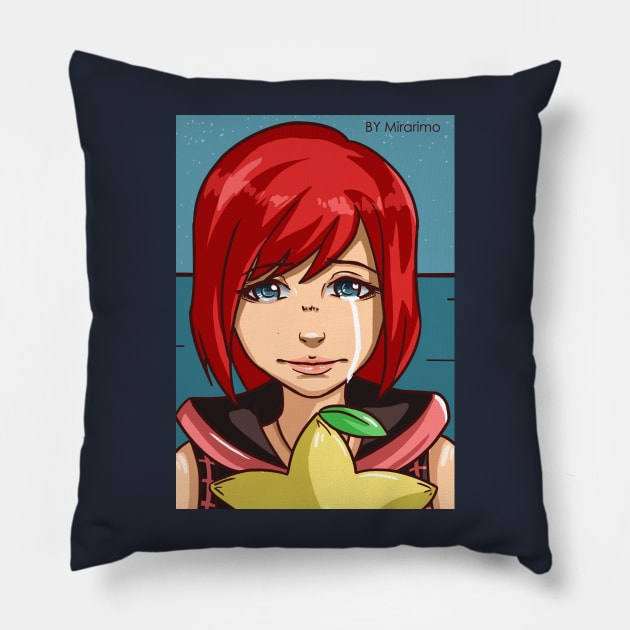 Kairi kh3 Pillow by Mirarimo