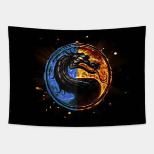 Scorpion vs Sub Zero team Mortal Kombat Pro Kompetition Tapestry