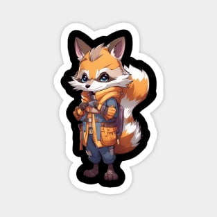 Raccoon Anime Magnet