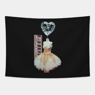 Crystal Heart Tapestry