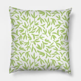 Bamboo Leaves- green Pillow