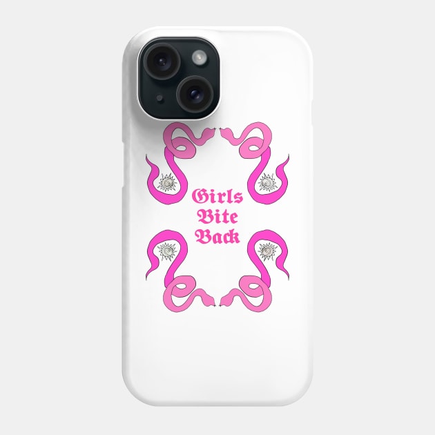 Girls Bite Back Phone Case by MariahMDesign