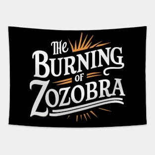 The burning of zozobra Tapestry