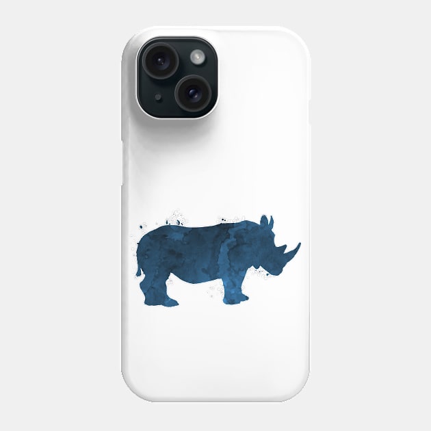 Rhino Phone Case by TheJollyMarten