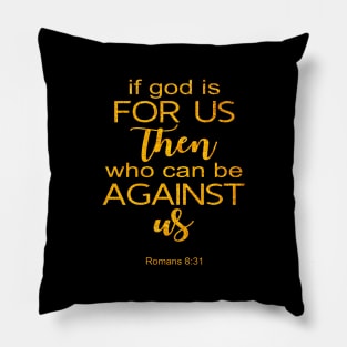 If god is for us then Pillow