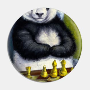 Panda Plays Chess Pin