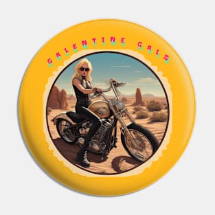 Galentines gal evening desert ride Pin