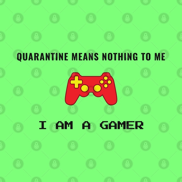 I am a Gamer. Quarantine is my middle name. by Cheel