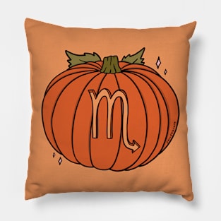 Scorpio Pumpkin Pillow