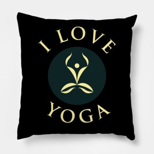 I LOVE YOGA Pillow