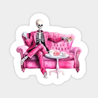 Elegant Skeleton Magnet