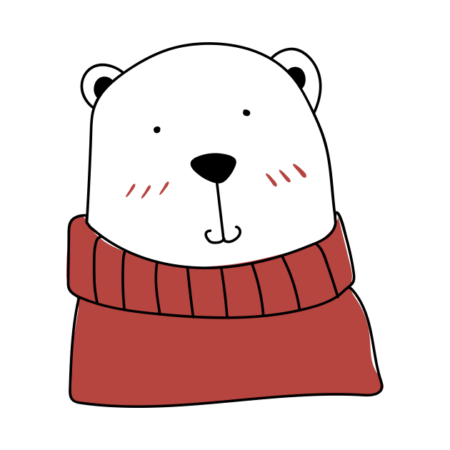 Cute handdrawn Icebear by Novelty-art