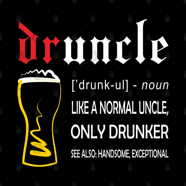 Beer Funny Drunk Uncle by padune