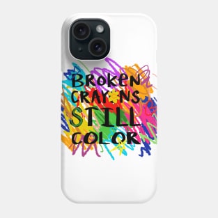 Broken Crayons Phone Case