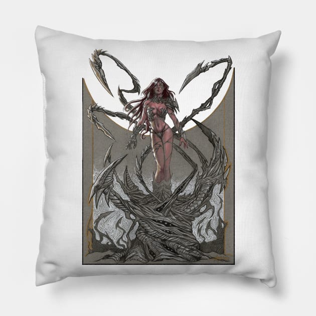 Witchblade Pillow by lucastrati