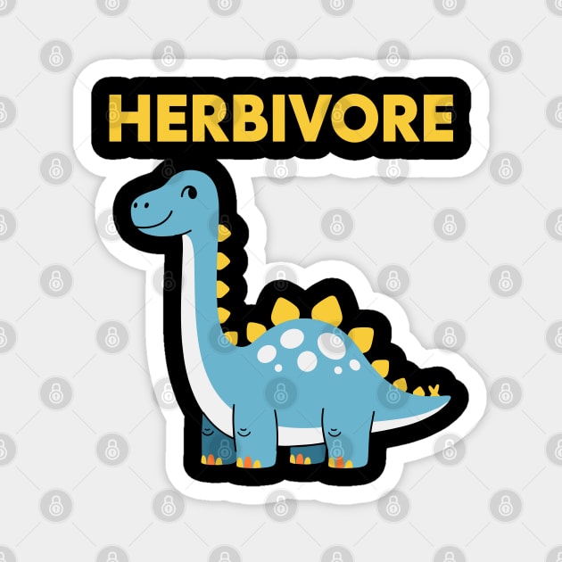 Dino-Mite Herbivore Magnet by enrynz