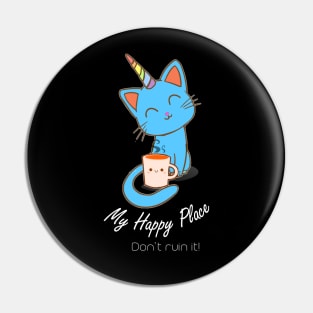 Uni-Kitty My Happy Place Pin