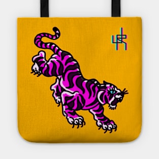 Electric Trad Tiger Tattoo Tote