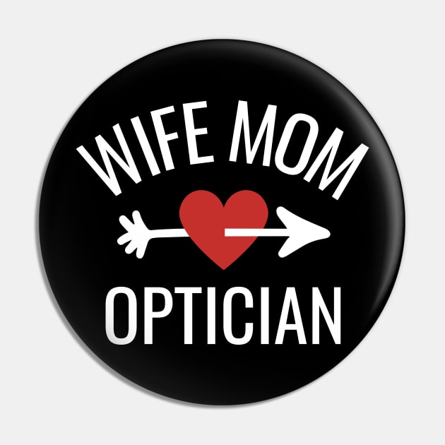 Wife Mom Optician Gift Idea Pin by divinoro trendy boutique