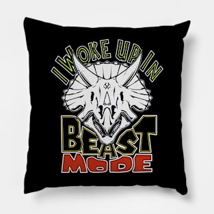 I Woke Up In Beast Mode Pillow