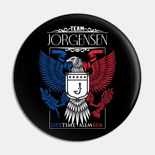 Team Jorgensen Lifetime Member, Jorgensen Name, Jorgensen Middle Name Pin