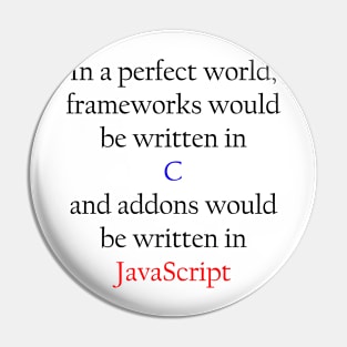 Perfect World - Programming Pin