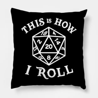 20 sided dice Pillow