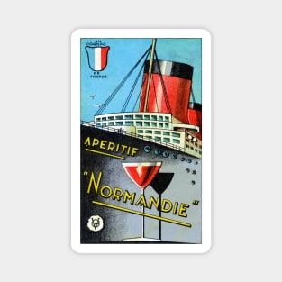 1930 French Apertif Normandie Magnet