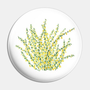 April 8th birthday flower Pin