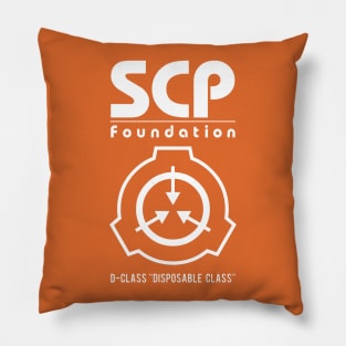 SCP D-Class - white Pillow