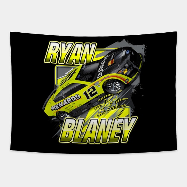 Ryan Blaney Blister Tapestry by KimonoKaleidoscope