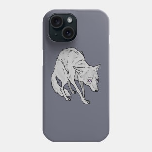 Anxious Wolf Phone Case