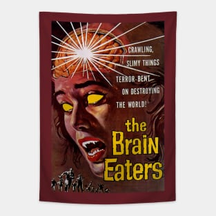 Classic Science Fiction Movie Poster - The Brain Eaters Tapestry