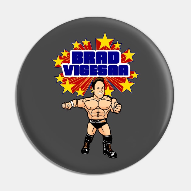 Wrestling Pin by NerdinOut