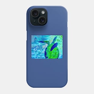 “Sea Turtle’s Underwater Adventure’ Phone Case