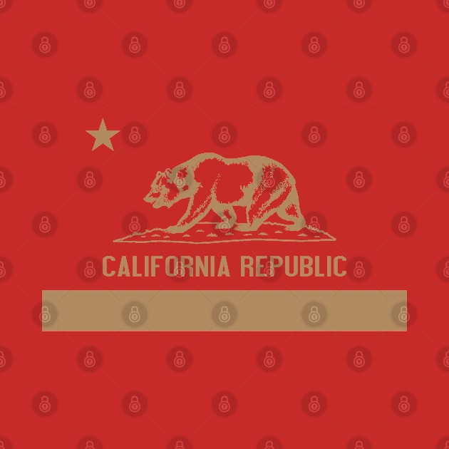 California Rebublic Bear by Historia