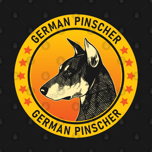 German Pinscher Dog Portrait by millersye