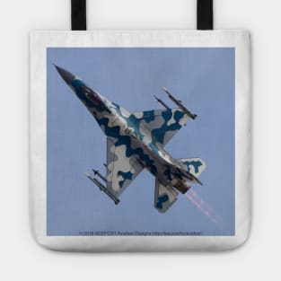 F-16 Fighter Aggressor Blizzard Camo Tote