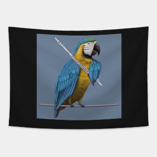 Musical Parrot Tapestry