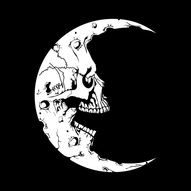 The MOON SKULL (simple version) by Von Kowen