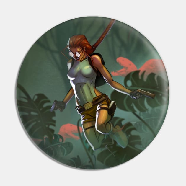 Tomb Raider Pin by tattts