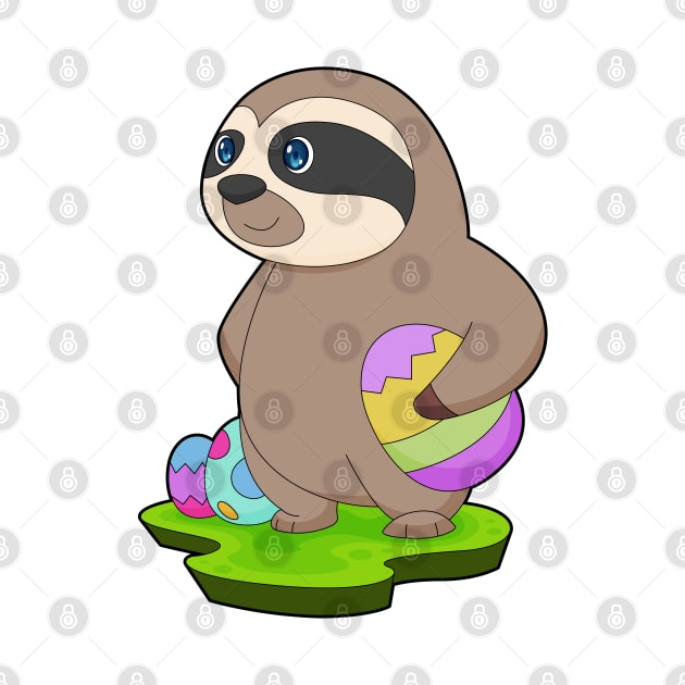 Sloth Easter Easter eggs by Markus Schnabel