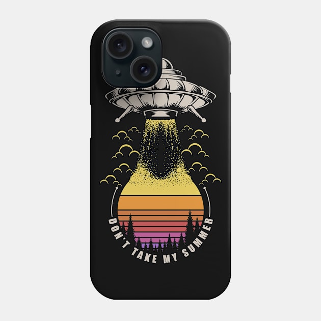 Ufo Retro Phone Case by Design Anbay