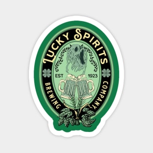 St. Patrick's Day Lucky Spirits Brewing Company Magnet